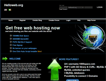Tablet Screenshot of helloweb.org